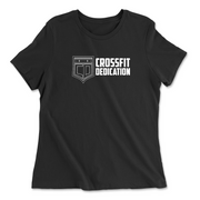 Womens 2X-Large BLACK Relaxed Jersey T-Shirt