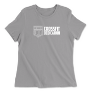 Womens 2X-Large SOLID_ATHETIC_GREY Relaxed Jersey T-Shirt