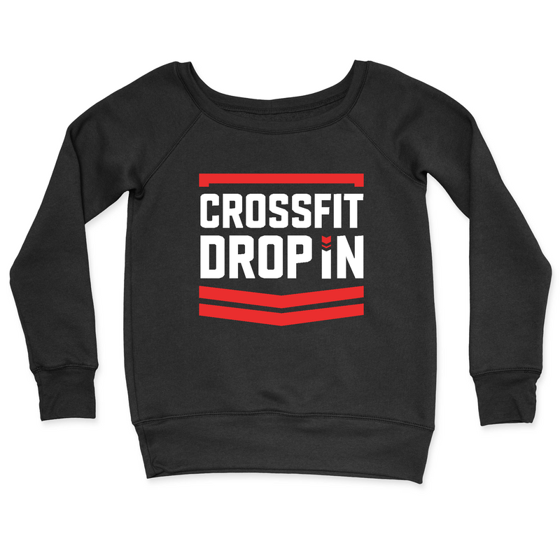 Womens 2X-Large BLACK CrewNeck