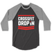 Mens 2X-Large VINTAGE_SMOKE_GRAPHITE_HEATHER 3/4 Sleeve