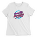 Womens 2X-Large WHITE Relaxed Jersey T-Shirt