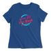 Womens 2X-Large TRUE_ROYAL Relaxed Jersey T-Shirt