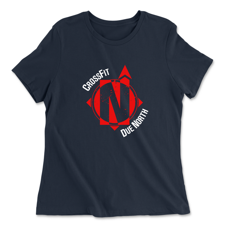 Womens 2X-Large NAVY Relaxed Jersey T-Shirt