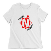 Womens 2X-Large WHITE Relaxed Jersey T-Shirt
