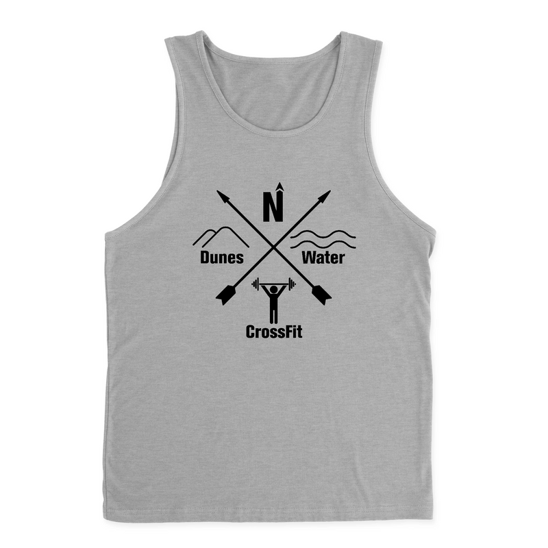 Mens 2X-Large HEATHER_GRAY Tank Top