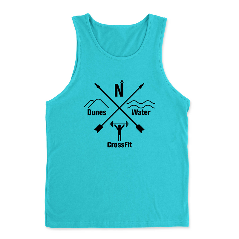 Mens 2X-Large TAHITI_BLUE Tank Top
