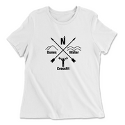 Womens 2X-Large WHITE Relaxed Jersey T-Shirt