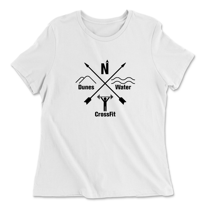 Womens 2X-Large WHITE Relaxed Jersey T-Shirt