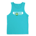 Mens 2X-Large TAHITI_BLUE Tank Top