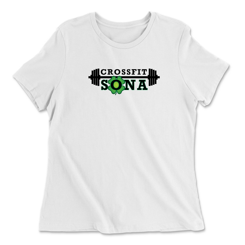 Womens 2X-Large WHITE Relaxed Jersey T-Shirt