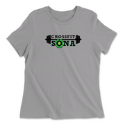 Womens 2X-Large SOLID_ATHETIC_GREY Relaxed Jersey T-Shirt