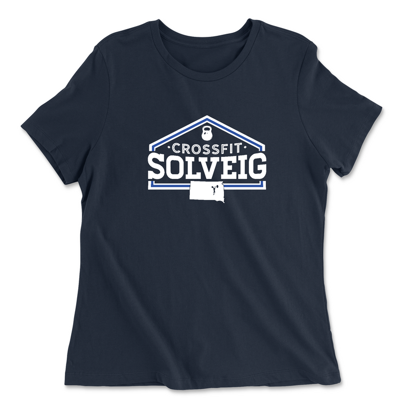 CrossFit Solveig Standard White Womens - Relaxed Jersey T-Shirt