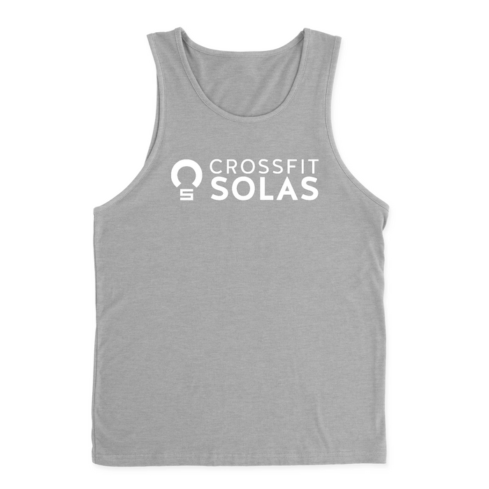 CrossFit Solas One Color (White) Mens - Tank Top