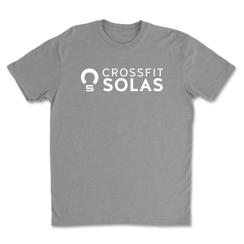 CrossFit Solas One Color (White) Mens - T-Shirt