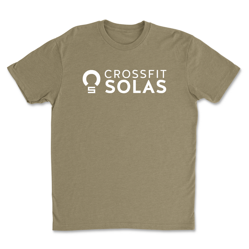 CrossFit Solas One Color (White) Mens - T-Shirt
