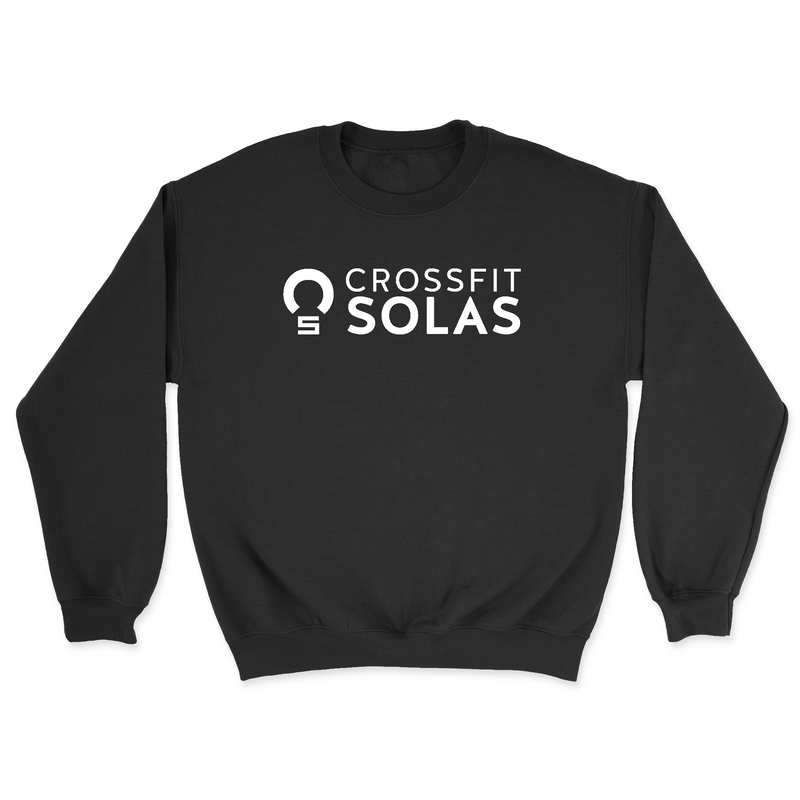 CrossFit Solas One Color (White) Mens - Midweight Sweatshirt