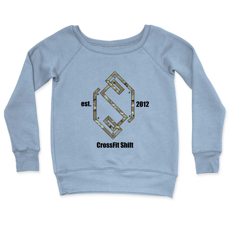 CrossFit Shift Camo Womens - CrewNeck