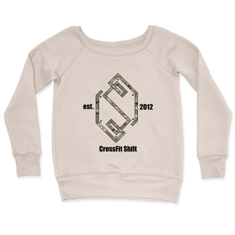 CrossFit Shift Camo Womens - CrewNeck
