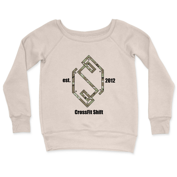 CrossFit Shift Camo Womens - CrewNeck