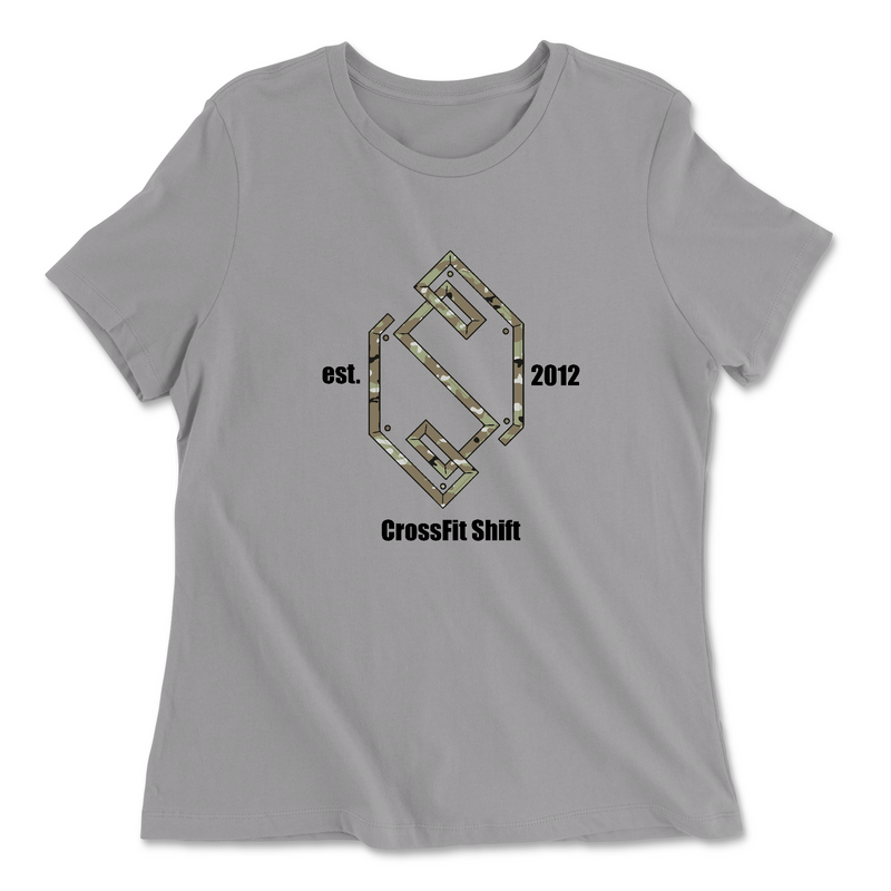 CrossFit Shift Camo Womens - Relaxed Jersey T-Shirt