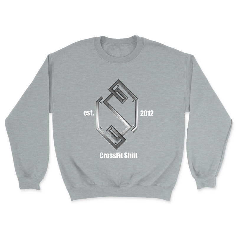 CrossFit Shift Standard White Mens - Midweight Sweatshirt