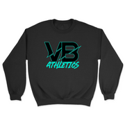 Mens 2X-Large BLACK Midweight Sweatshirt