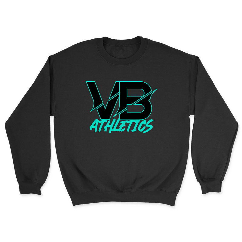 Mens 2X-Large BLACK Midweight Sweatshirt