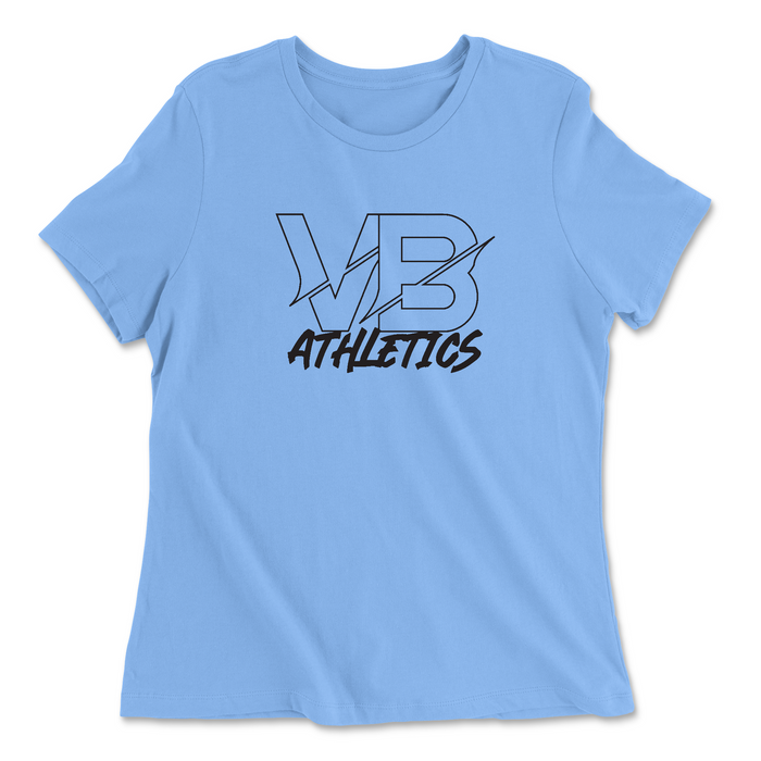 Womens 2X-Large CAROLINA_BLUE Relaxed Jersey T-Shirt