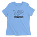 Womens 2X-Large CAROLINA_BLUE Relaxed Jersey T-Shirt