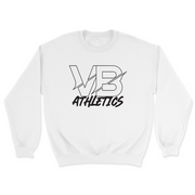 Mens 2X-Large WHITE Midweight Sweatshirt