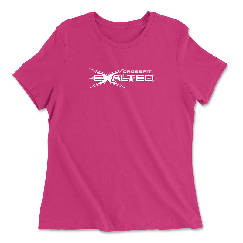 Womens 2X-Large BERRY Relaxed Jersey T-Shirt