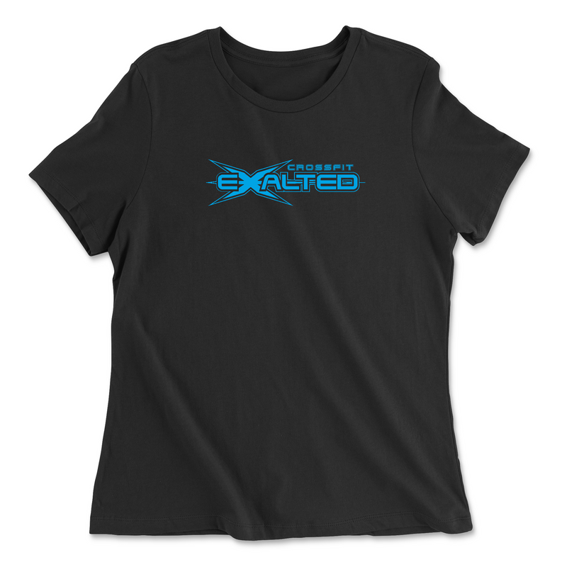 Womens 2X-Large BLACK Relaxed Jersey T-Shirt