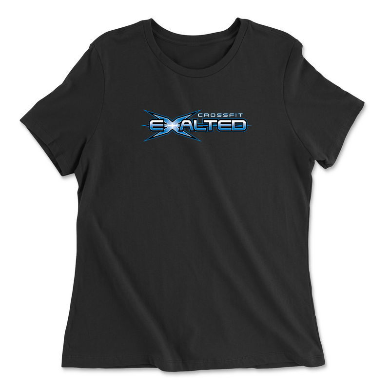 Womens 2X-Large BLACK Relaxed Jersey T-Shirt