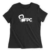 Womens 2X-Large BLACK Relaxed Jersey T-Shirt