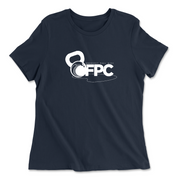 Womens 2X-Large NAVY Relaxed Jersey T-Shirt