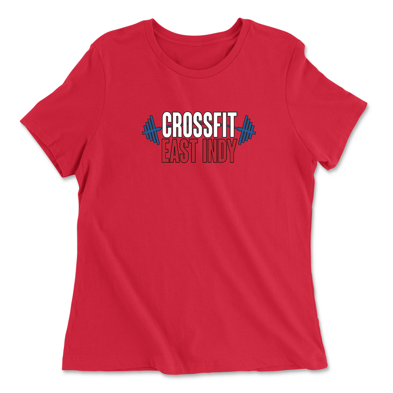 Womens 2X-Large RED Relaxed Jersey T-Shirt