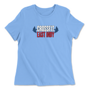 Womens 2X-Large CAROLINA_BLUE Relaxed Jersey T-Shirt
