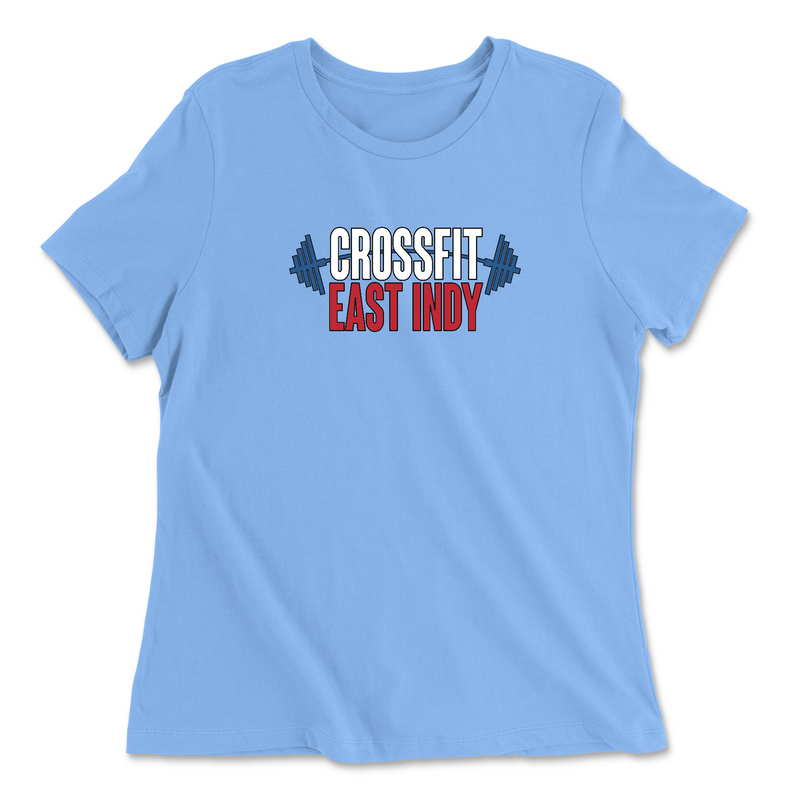 Womens 2X-Large CAROLINA_BLUE Relaxed Jersey T-Shirt
