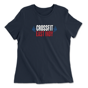 Womens 2X-Large NAVY Relaxed Jersey T-Shirt
