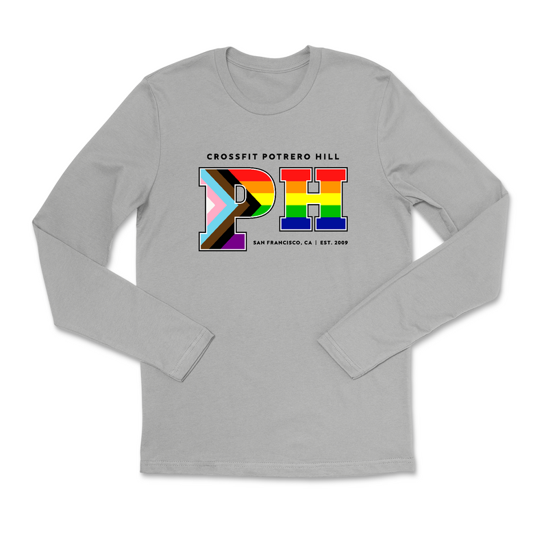 Mens 2X-Large HEATHER_GRAY Long Sleeve