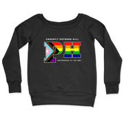 Womens 2X-Large BLACK CrewNeck