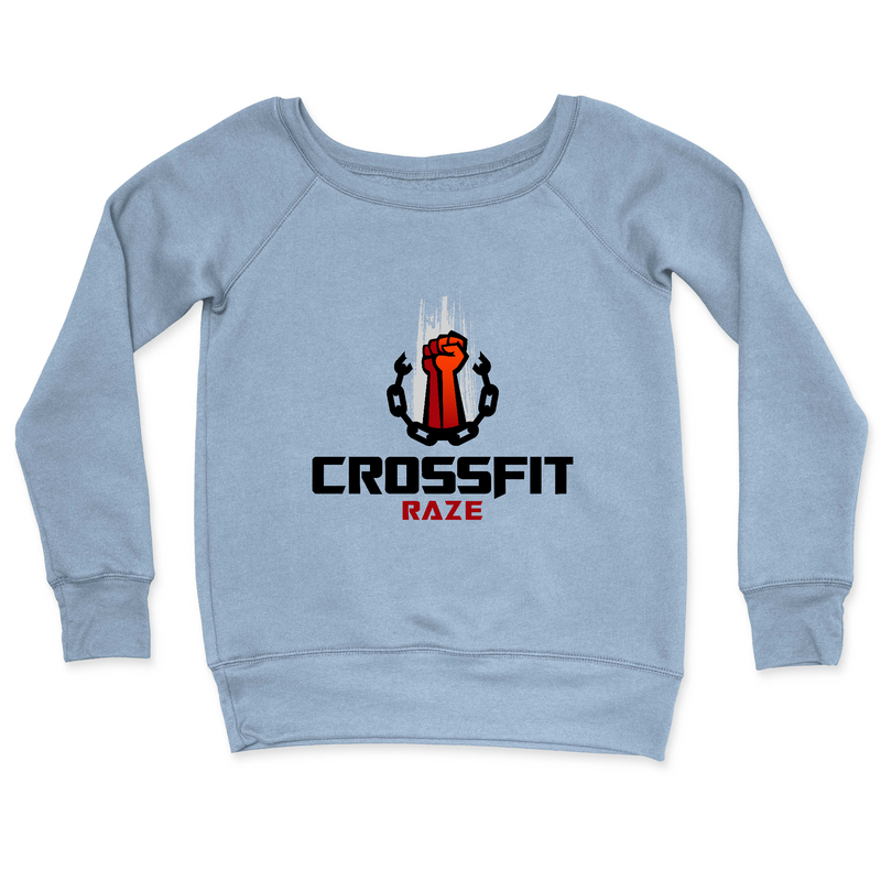 Womens 2X-Large MISTY_BLUE CrewNeck