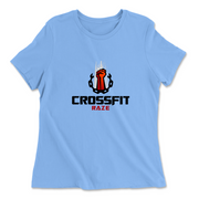 Womens 2X-Large CAROLINA_BLUE Relaxed Jersey T-Shirt