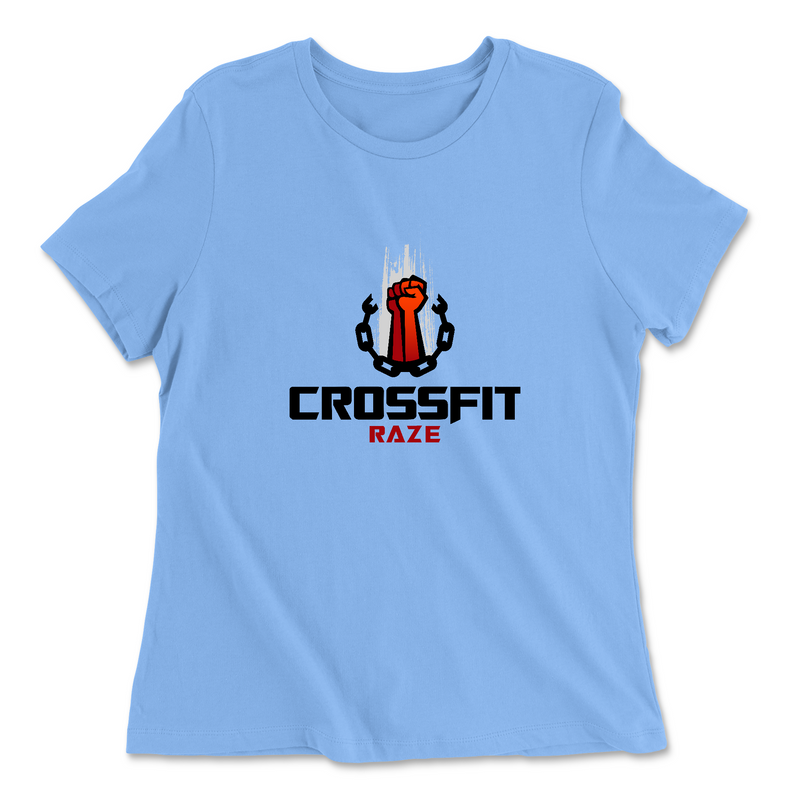 Womens 2X-Large CAROLINA_BLUE Relaxed Jersey T-Shirt
