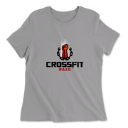 Womens 2X-Large SOLID_ATHETIC_GREY Relaxed Jersey T-Shirt