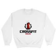 Mens 2X-Large WHITE Midweight Sweatshirt