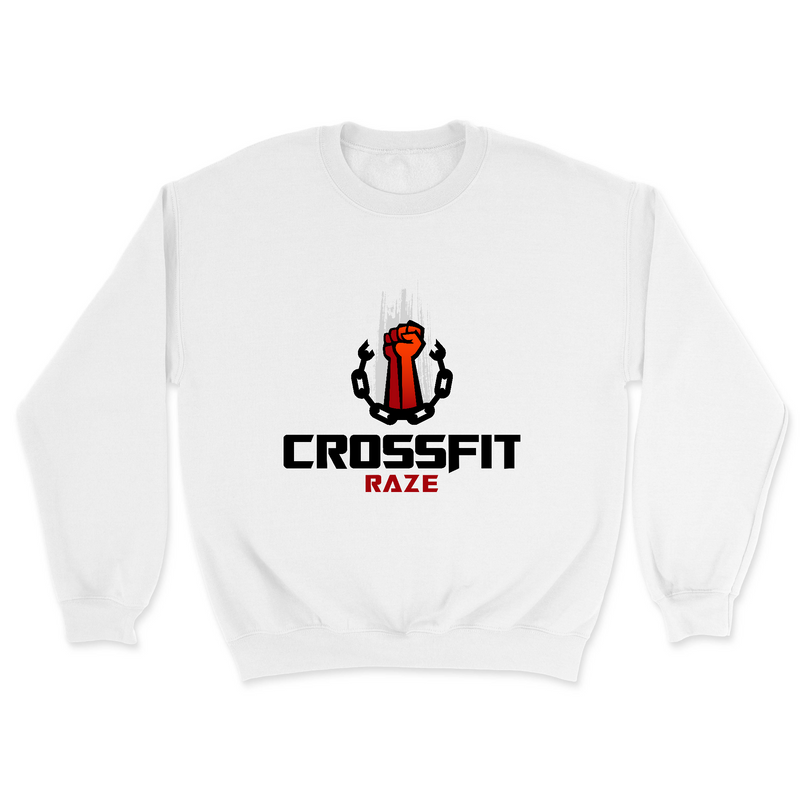 Mens 2X-Large WHITE Midweight Sweatshirt