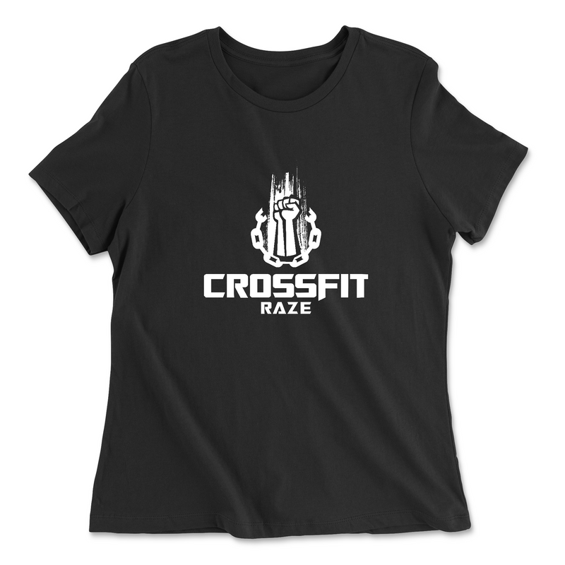 Womens 2X-Large BLACK Relaxed Jersey T-Shirt