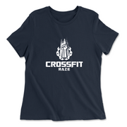 Womens 2X-Large NAVY Relaxed Jersey T-Shirt
