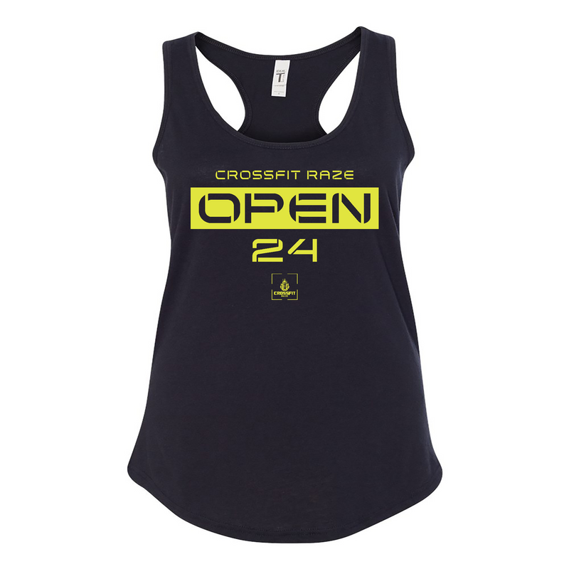 Womens 2X-Large BLACK Tank Top (Front Print Only)